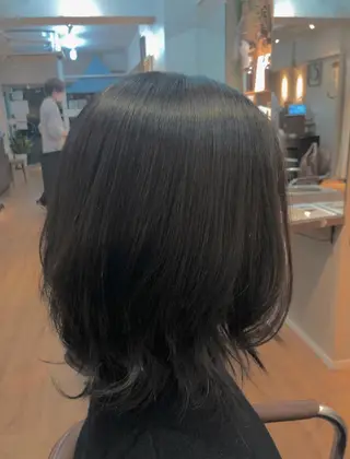 ミディアム カラー 髪質改善✨自由が丘 札辻 拓未のヘアスタイル