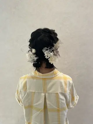 ヘアアレンジ 福島 果音のヘアスタイル