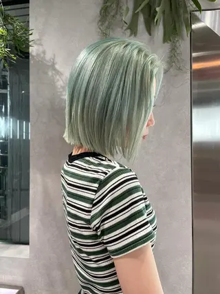 ミディアム カラー ナチュラル透明感🌱 小山美樹子のヘアスタイル