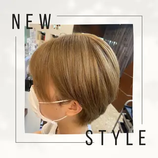 ショート ✨ニュアンスカラー✨ かつべのヘアスタイル