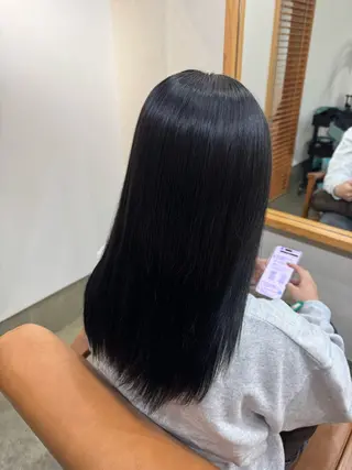ロング カラー 永野 いずみのヘアスタイル