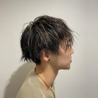 ショート カラー ミルクティーベージュ /三村克彦のヘアスタイル