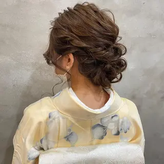 ロング まつパ・ヘアセット ♡Chinami♡のマツエク・マツパデザイン