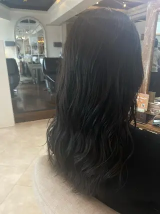 ロング 清水 美雪のヘアスタイル