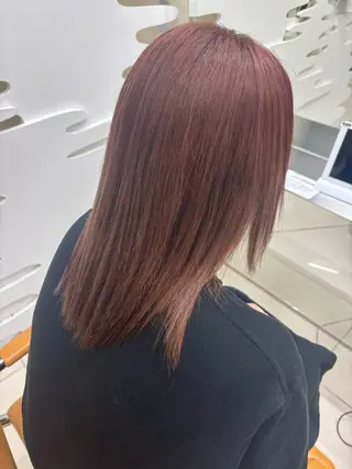 セミロング カラー 〖カラー特化型✨️〗 さとうあやめのヘアスタイル