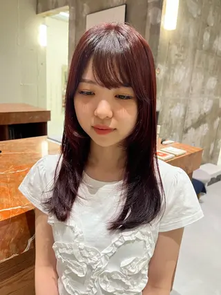 ロング タマムラ　ミヅキ🌙 HOWDYのヘアスタイル