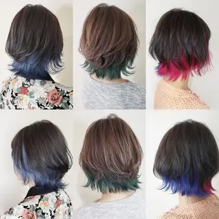 ショート ヘアアレンジ カラー 【髪質改善美容師】t occa茨木篠原健太のヘアスタイル