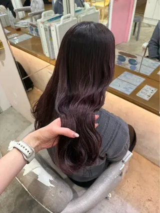 ロング カラー riho🎀 / 梅田美容室のヘアスタイル