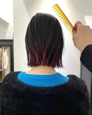 ミディアム カラー tonari 梅田、中崎町のヘアスタイル