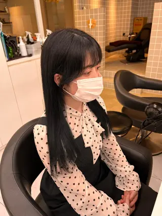 セミロング 💖札幌カラー 指名No.1💖玲奈のヘアスタイル