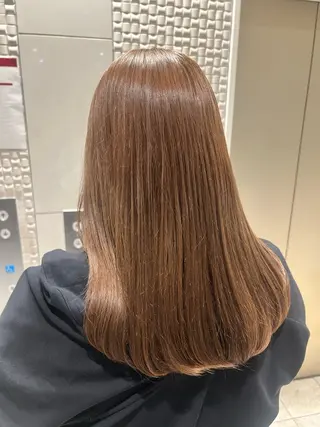 セミロング ここな Un amiのヘアスタイル