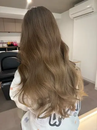 セミロング カラー 🎀透明感× 赤み消し🎀正源のヘアスタイル