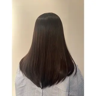 ロング カラー 海老原 若菜のヘアスタイル