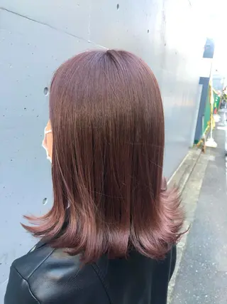 ミディアム カラー 🧡艶髪ちゅるん髪 🫧🧡YUKI❄️のヘアスタイル