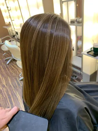 ミディアム カラー 髪質改善サロン 心斎橋ARCHEのヘアスタイル