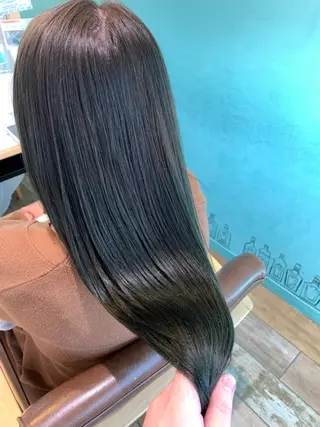 ミディアム カラー メンズパーマ&メンズ 縮毛矯正/平野/渋谷のヘアスタイル