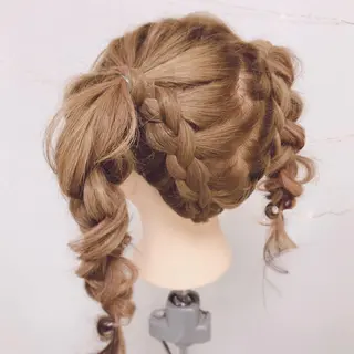 ヘアアレンジ 新宿ヘアセットメイク Asa-mのヘアスタイル