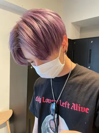 ショート カラー メンズ hazuki 🌝のヘアスタイル