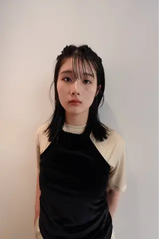 ミディアム aya/ブリーチ/ ボブ/ショートのヘアスタイル