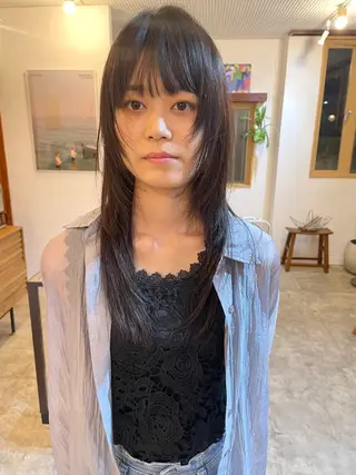 ロング 田口 武英のヘアスタイル