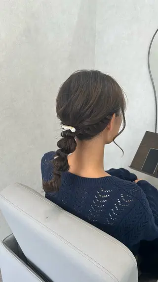 ヘアアレンジ sita stylist　あみのヘアスタイル