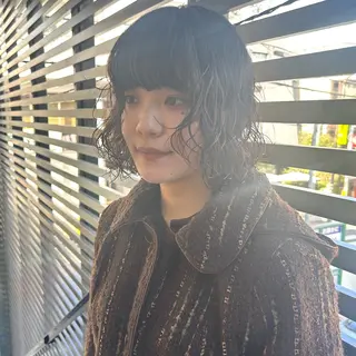 ショート パーマ hina/パーマ /ニュアンスパーマのヘアスタイル