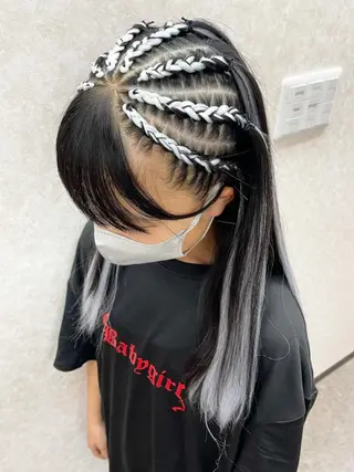 ロング ヘアアレンジ キッズ 池田 景子のヘアスタイル