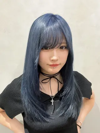 セミロング カラー ヘアアレンジ 大宮/山口 竣也のヘアスタイル