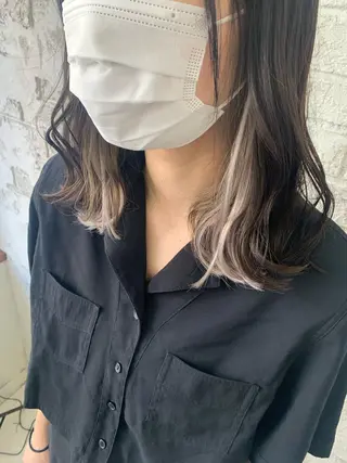 ミディアム エクステ＆艶カラー 🎀YURINA🎀のヘアスタイル