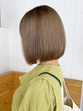 ショート カラー パーマ ヘアアレンジ ITbyALBUM 藤沢店のヘアスタイル