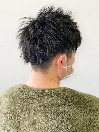 パーマ メンズ ced下赤塚店／うる 艶ヘアカラー🦋のヘアスタイル