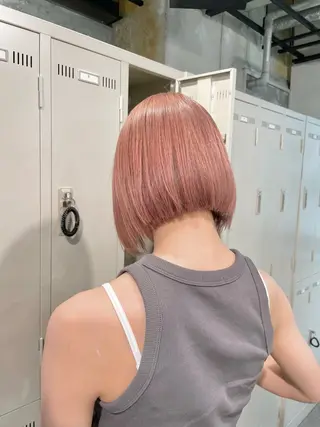 ショート カラー パーマ ヘアアレンジ メンズ 【縮毛矯正ブリーチ】 MANATO🌈のヘアスタイル