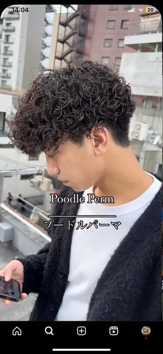 パーマ メンズ fifth天神💥/ パーマ特化/浅井良汰のヘアスタイル