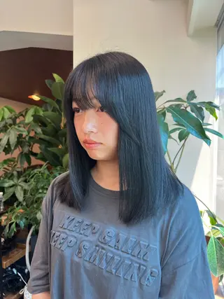 ミディアム カラー ミディアムレイヤー/ 艶カラー🎀　emiのヘアスタイル