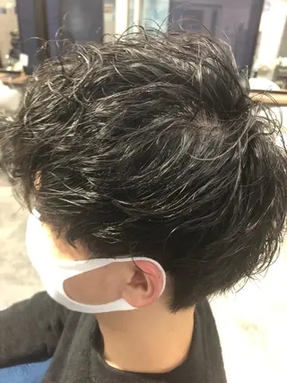 パーマ メンズ Noyヨシモト ヒロトのヘアスタイル