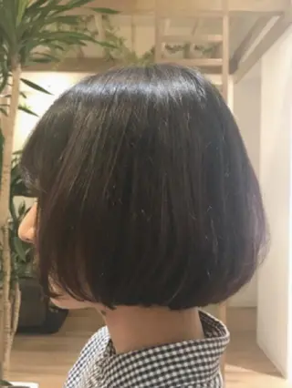 ショート パーマ ショート×カラー 🦊堀米早紀【荻窪】のマツエク・マツパデザイン