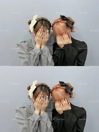 ミディアム ヘアアレンジ Hairset minoriのヘアスタイル