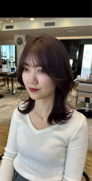 ミディアム 💍新宿ショート 💍岩田莉奈のヘアスタイル