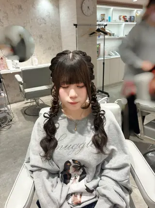 ロング ベルグローヘアセット 🤍まりこのヘアスタイル