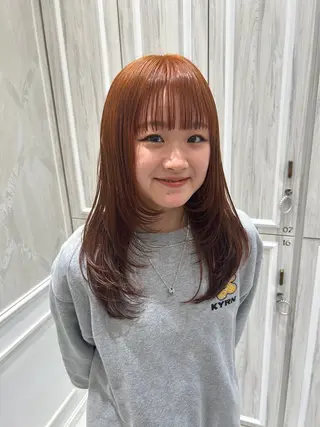 ロング Pinq she Ayana👀🤍のヘアスタイル