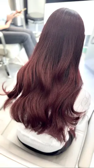 ロング カラー ヘアアレンジ 渋谷のブリーチカラー シェフ🧑‍🍳蓮のヘアスタイル