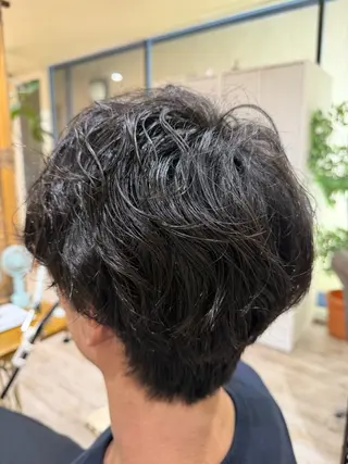 パーマ メンズ 新越谷noble店長 松本拓也▶◀*.のヘアスタイル