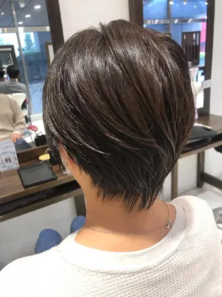 ショート カラー パーマ 似合わせ☆ショート 店舗指名1位✨LEOのヘアスタイル