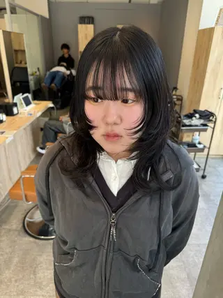 セミロング yuka🥕 橿原神宮前のヘアスタイル