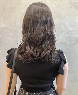 セミロング カラー 服部　心春 ｜カラーモデル募集のヘアスタイル