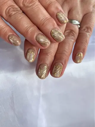 ネイル yume 大人ガーリーネイルのネイルデザイン