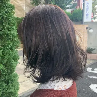 ミディアム カラー sano sayakaのヘアスタイル