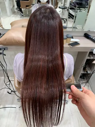 ロング カラー 【縮毛矯正プロ講師】 島野 伊央汰のヘアスタイル