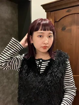 ミディアム 似合わせカラー /パーマ🪿 moeのヘアスタイル