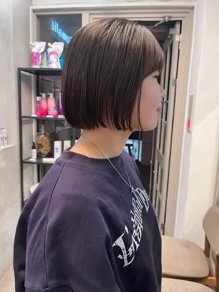 ショート カラー 赤み消しカラー/ ナチュラル/トモキのヘアスタイル